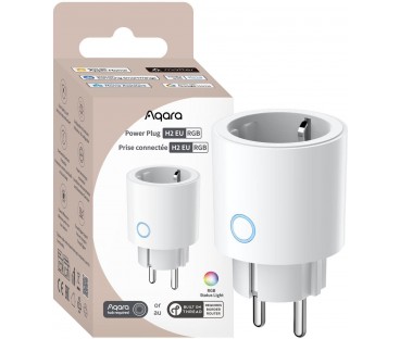 Aqara Power Plug H2 EU RGB | Inteligentne gniazdko | 16A, Thread/Zigbee, Apple Home