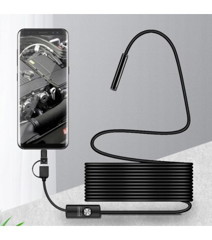 Kamera Inspekcyjna Warsztatowa Endoskop do Telefonu Android Rur USB-C 3,5m Zenwire AN100