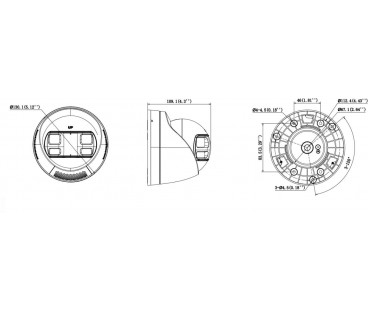 Kamera IP Hikvision DS-2CD1383G2P-LIUF/SL(2mm)