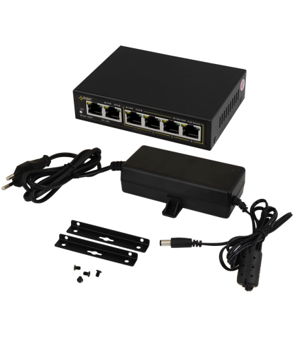 SWITCH GIGABIT POE 4+2 PULSAR SG64