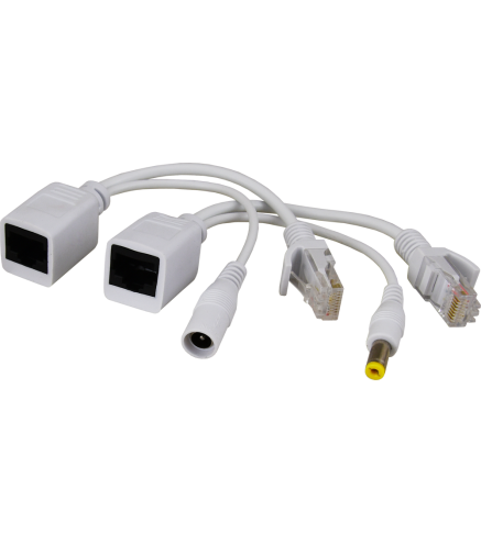 ZESTAW ADAPTERÓW PoE ZE ZŁĄCZAMI TYPU RJ Pulsar P-POE1
