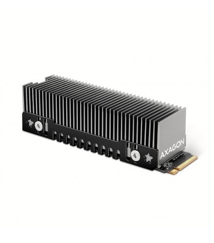 Radiator do dysków Axagon CLR-M2XT aluminiowy pasywny M.2 SSD
