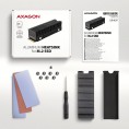 Radiator do dysków Axagon CLR-M2XT aluminiowy pasywny M.2 SSD