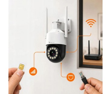 Kamera IP Orllo TZ11 PT 4K 8MP Wi-Fi i 4G Tuya
