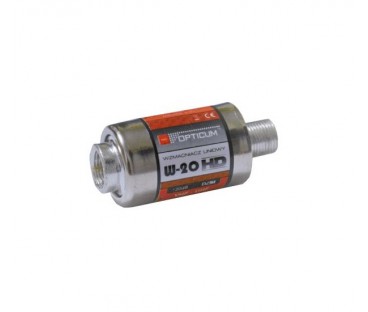 Wzmacniacz W-20 antenowy liniowy przelotowy (wzmocnienie 20dB)