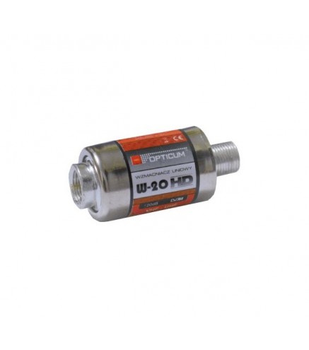 Wzmacniacz W-20 antenowy liniowy przelotowy (wzmocnienie 20dB)