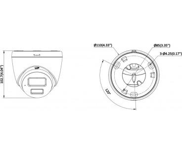 Kamera IP Hikvision DS-2CD1323G2-LIUF/SL 2.8mm PL