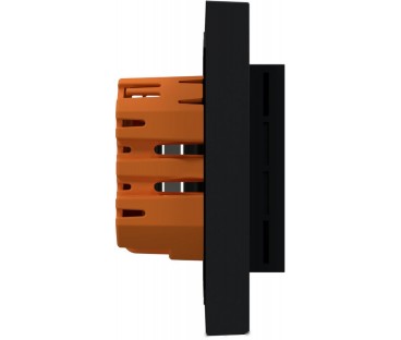 Termostat Heatit WiFi6 Black Matt Wi-Fi Thermostat 3600W 16A