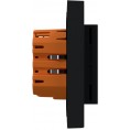 Termostat Heatit WiFi6 Black Matt Wi-Fi Thermostat 3600W 16A