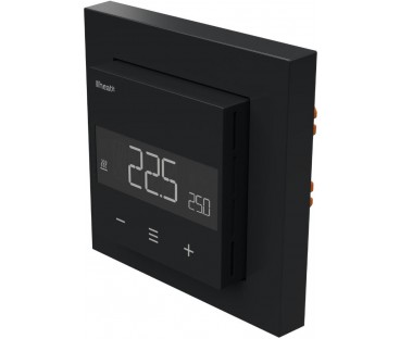 Termostat Heatit WiFi6 Black Matt Wi-Fi Thermostat 3600W 16A