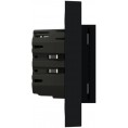 Termostat Heatit Z-TRM6 Black Matt Z-Wave Thermostat 3600W 16A 868,4 Mhz