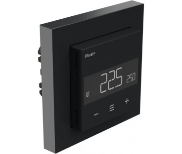 Termostat Heatit Z-TRM6 Black Matt Z-Wave Thermostat 3600W 16A 868,4 Mhz