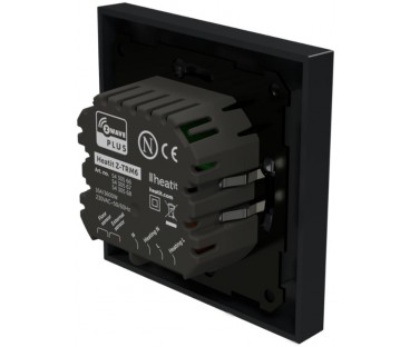 Termostat Heatit Z-TRM6 Black Matt Z-Wave Thermostat 3600W 16A 868,4 Mhz