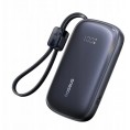 Powerbank Baseus EnerFill FC21 20000 mAh 22,5 W USB-A USB-C czarny z odłączanym kablem Lightning