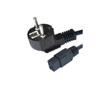KABEL ZASILAJĄCY (SERWEROWY) CEE 7/7 IEC 320 C19 16A 1.8M WTYCZKA KĄTOWA VDE Lanberg