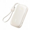 Powerbank Baseus EnerFill FC21 20000 mAh 22,5 W USB-A USB-C beżowy z odłączanym kablem Lightning