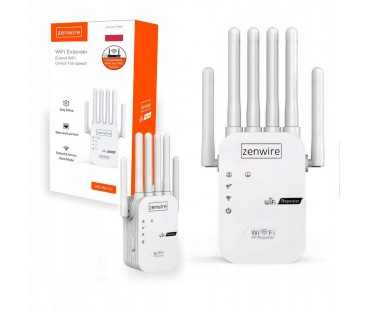 Wzmacniacz Sygnału Zasięgu Sieci Wifi 5G Repeater Zewnętrzny Extender Zenwire WDR611U 300 Mb/s