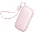 Powerbank Baseus EnerFill FC21 20000 mAh 22,5 W USB-A USB-C różowy z odłączanym kablem Lightning