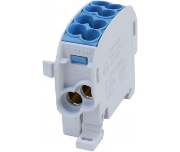Blok rozdzielczy odgałęźny SCB 25 Al/Cu 80110 SIMBLOCK, niebieski 81501003