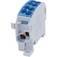 Blok rozdzielczy odgałęźny SCB 25 Al/Cu 80110 SIMBLOCK, niebieski 81501003