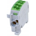 Blok rozdzielczy odgałęźny SCB 25 Al/Cu 80110 SIMBLOCK, zielony 81501005