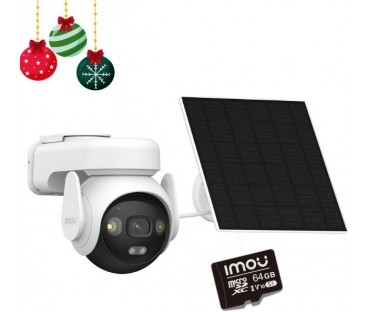 Kamera IP Imou AOV PT KIT 2.4GHz Wi-Fi i 4G 5MPx z panelem solarnym z kartą pamięci 64GB