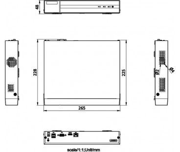 Rejestrator IP Hilook NVR-104MH-D/4P(D) 4-kanałowy 5MP PoE