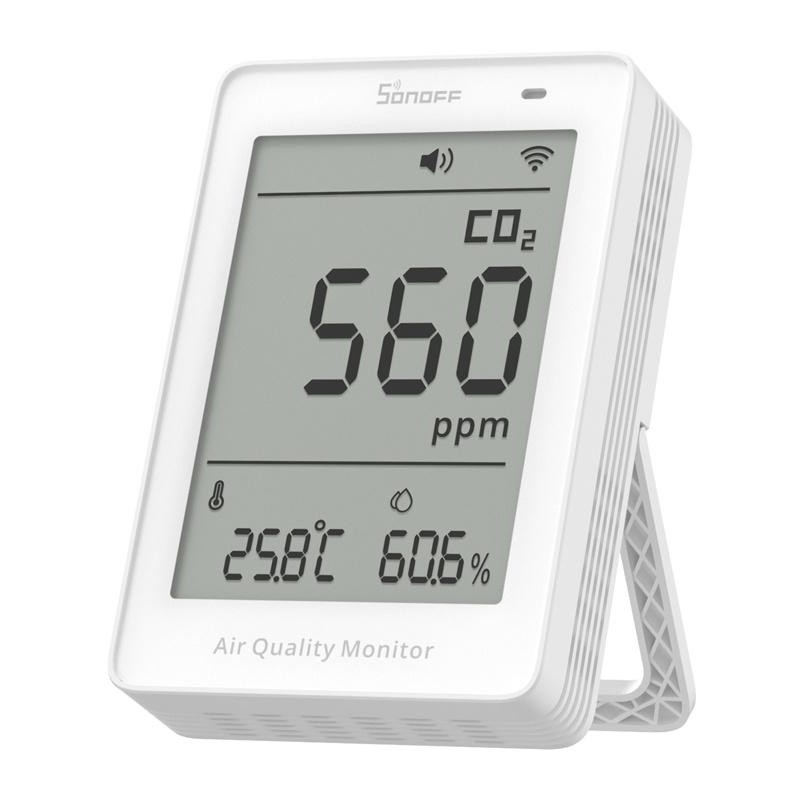 Miernik jakości powietrza WiFi LCD Sonoff AirGuard CO2 SAWF-08P