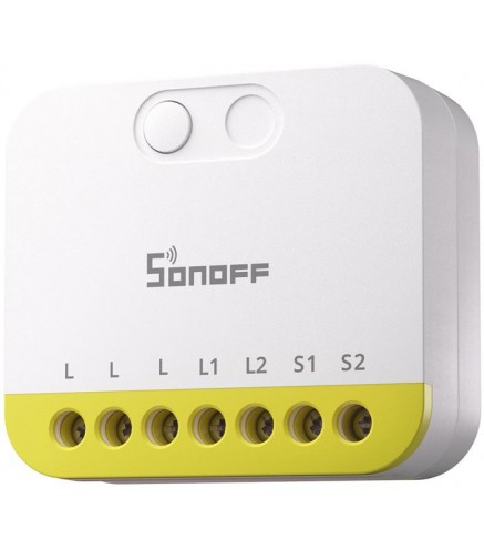 Dwukanałowy mini przełącznik bez N Sonoff MINI-ZB2GS-L ZigBee
