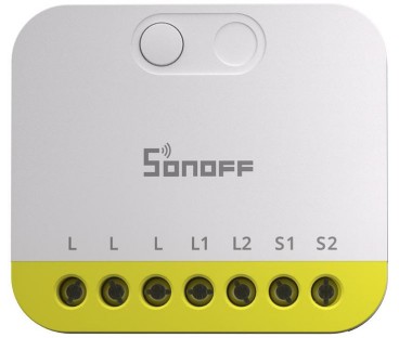 Dwukanałowy mini przełącznik bez N Sonoff MINI-ZB2GS-L ZigBee