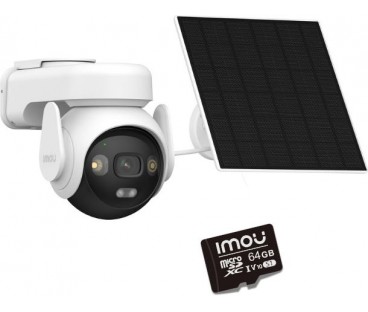Kamera IP Imou AOV PT KIT 2.4GHz Wi-Fi i 4G 5MPx z panelem solarnym z kartą pamięci 64GB