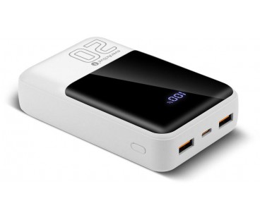Powerbank everActive Energy Bank EB-20Q 20000 mAh 22,5 W 2x USB-A USB-C biały