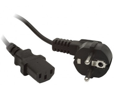 KABEL ZASILAJĄCY CEE 7/7 IEC 320 C13 1.8M WTYCZKA KĄTOWA Lanberg