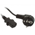 KABEL ZASILAJĄCY CEE 7/7 IEC 320 C13 1.8M WTYCZKA KĄTOWA Lanberg