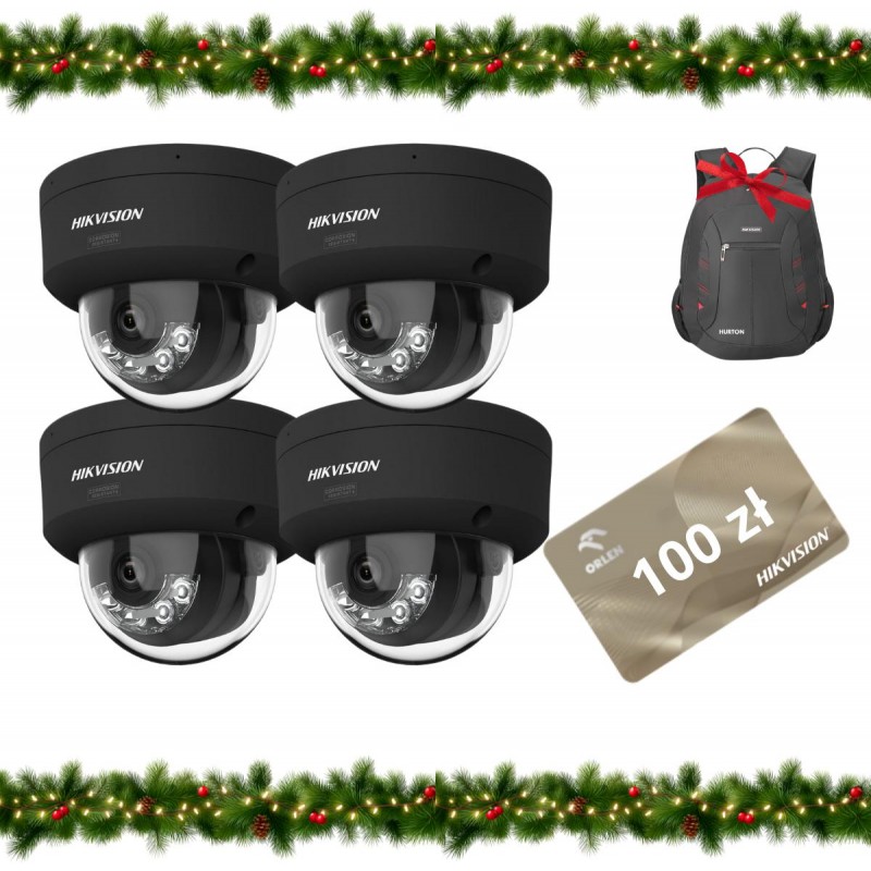 Kamera IP Hikvision DS-2CD2147G3-LIS2UY 2.8mm BLACK PL Opakowanie zbiorcze 4szt. Kamera IP Hikvision DS-2CD2147G3-LIS2UY 2.8mm BLACK PL Opakowanie zbiorcze 4szt.