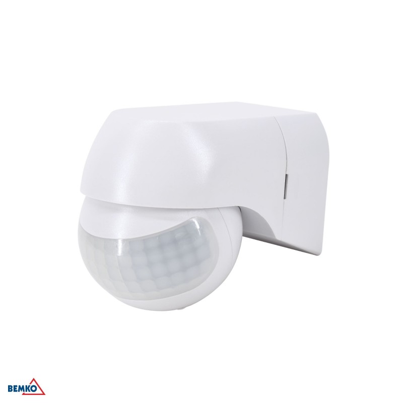 Czujnik ruchu PIR 800W 180* biały