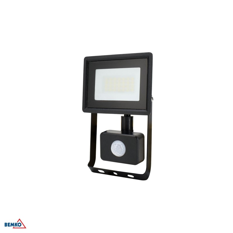 Naświetlacz LED SMD KASTEL 20W 4000K 1640LM IP65 czarny cz. pir