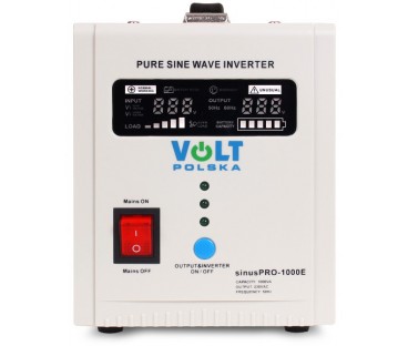 PRZETWORNICA VOLT POLSKA SINUSPRO-1000E 12V 700/1000W