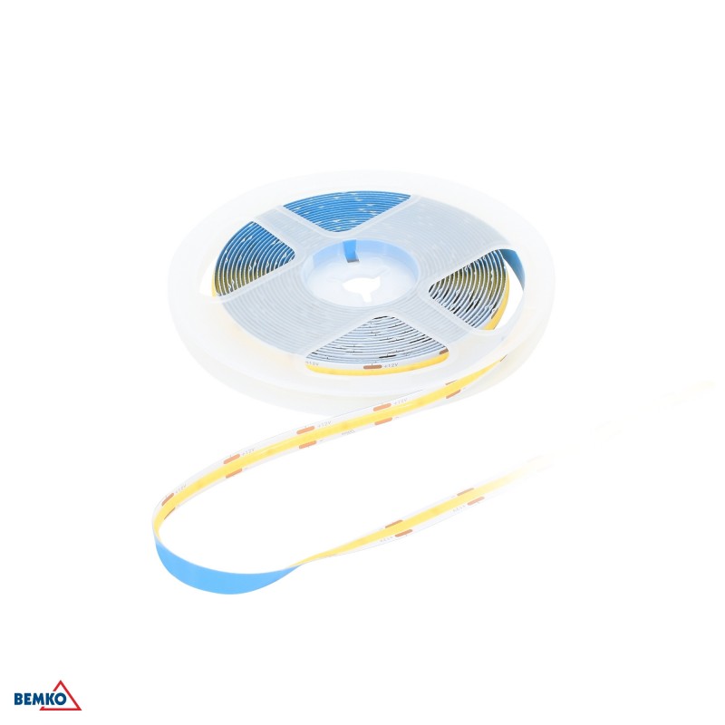 Taśma LED premium 12V DC COB 2400LED/5M 12W/1M IP20 biała zimna