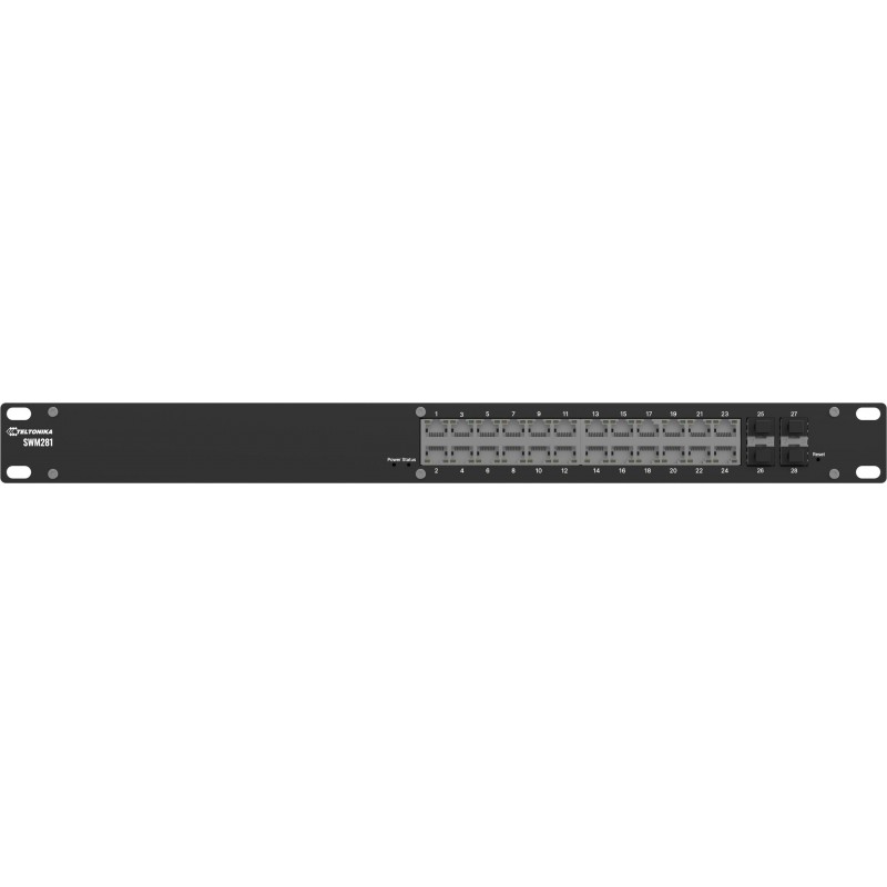 Teltonika SWM281 switch przemysłowy 24xGE 4xSFP (SWM281000200)