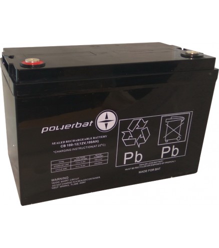 Akumulator PowerBat AGM 100Ah