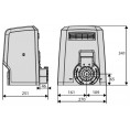 Napęd/siłownik BFT ARES ULTRA BT B1000 do 1000kg bram przesuwnych
