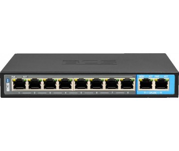 SWITCH POE dla 8 kamer IP BCS-B-SP0802G