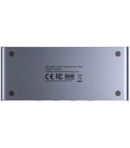 Unitek Przełącznik 4K HDMI/USB-C 4 out i 1 in