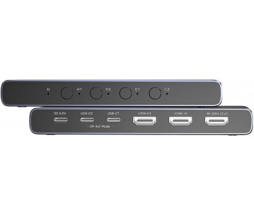Unitek Przełącznik 4K HDMI/USB-C 4 out i 1 in