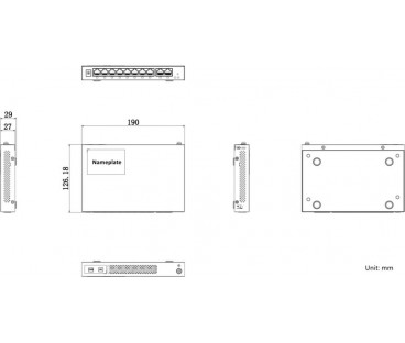 ROUTER POE AC HIKVISION DS-3WG105GP-SI(O-STD)