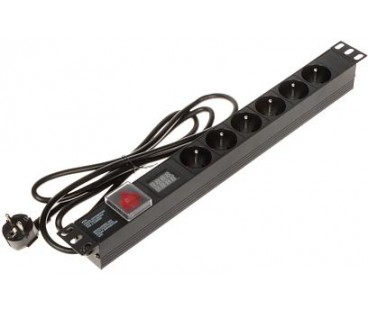 Listwa zasilająca 6 gniazd PD-6/R-VA