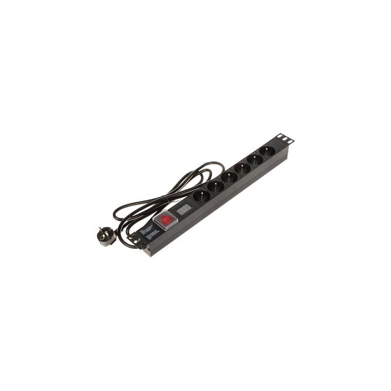 Listwa zasilająca 6 gniazd PD-6/R-VA