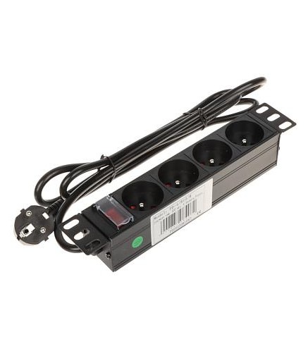 Listwa zasilająca 4 gniazda PD-4/R10/R