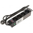 Listwa zasilająca 4 gniazda PD-4/R10/R